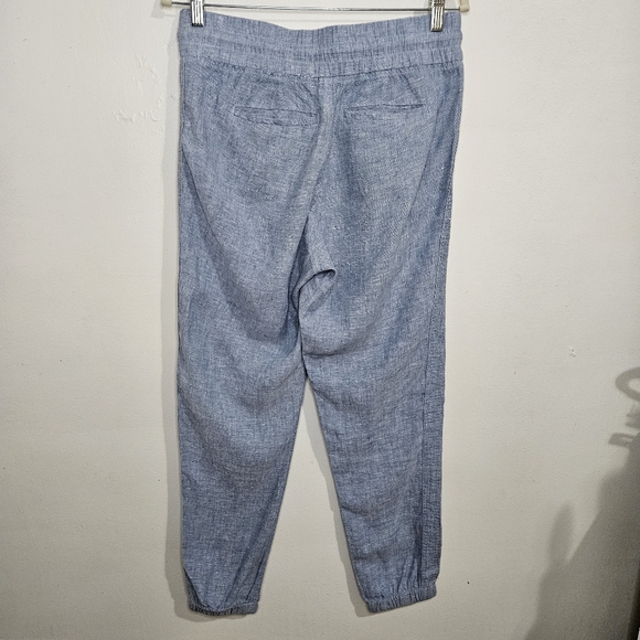 Athleta Cabo Linen Jogger Pants Size 4 - Picture 6 of 16